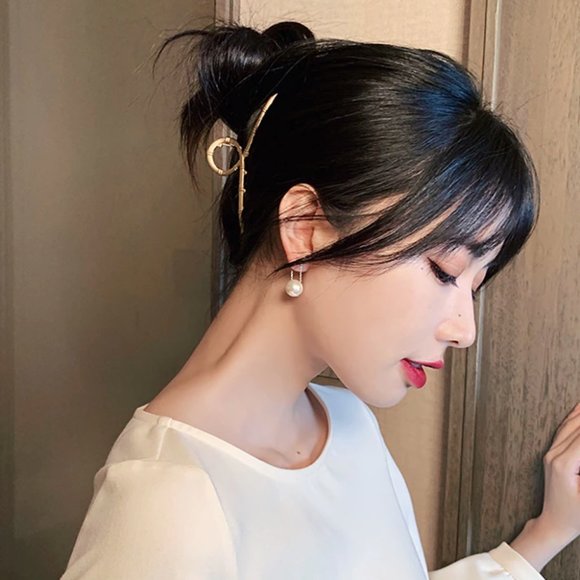 14K Gold Filled Elegant White Pearl Drop Earring perfect accessory - Picture 4 of 14